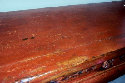 XVIII Century Chinese Red Cinnabar Lacquer Altar Table