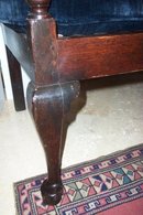 XVIII Century English Oak Queen Anne Bench