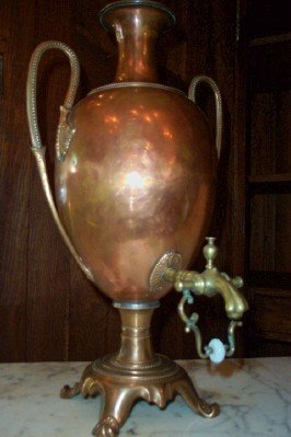 1880's Copper Kettle Lamp