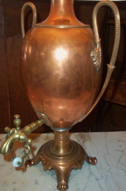 1880's Copper Kettle Lamp