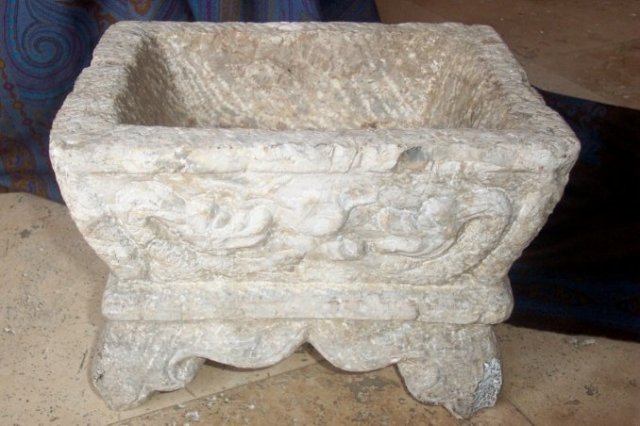 Carved Stone Chinese Incense Burner