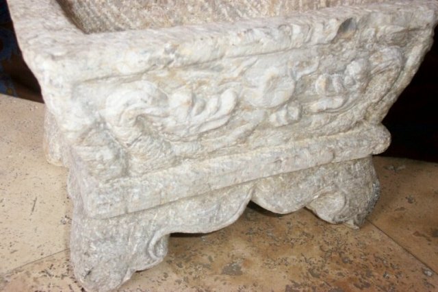 Carved Stone Chinese Incense Burner