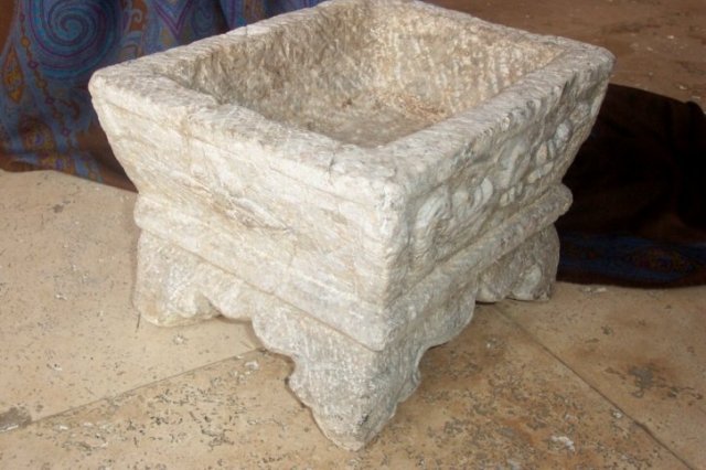 Carved Stone Chinese Incense Burner