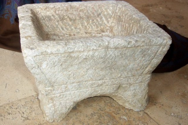 Carved Stone Chinese Incense Burner