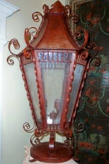 Iron Post Lantern