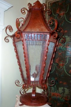 Iron Post Lantern