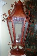Iron Post Lantern