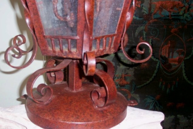 Iron Post Lantern