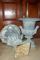 Pr. XIX Century Tin Urns
