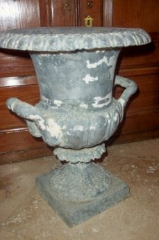Pr. XIX Century Tin Urns