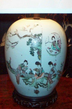 Pr. Chinese Porcelaine Lamps