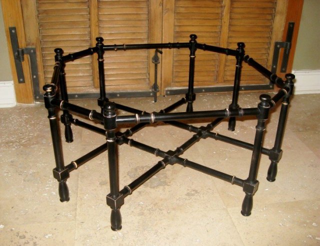 XX Century Tray Top Ebonized Coffe Table