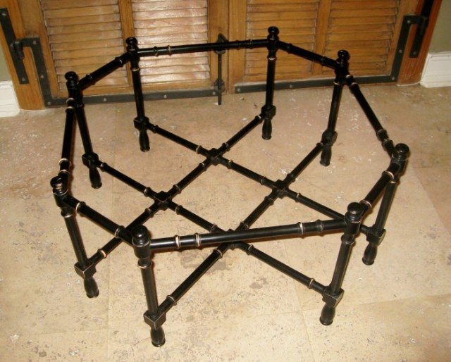 XX Century Tray Top Ebonized Coffe Table