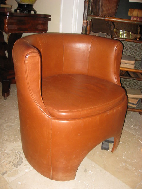 Modern Leather Arm Chair