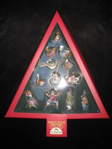 Jim Shore TWELVE DAYS of CHRISTMAS- 12 Ornaments Boxed New
