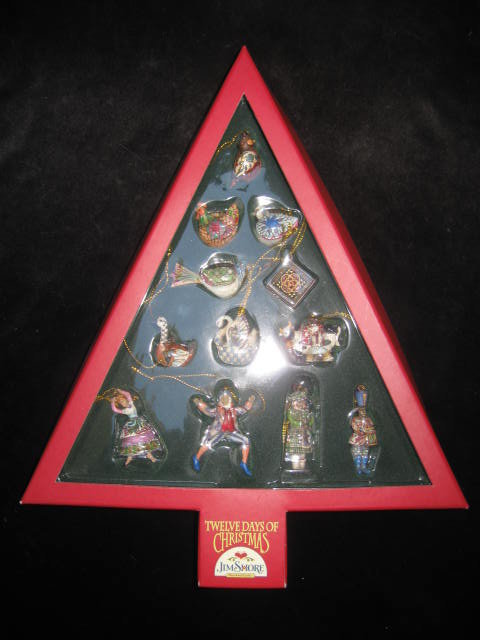 Jim Shore TWELVE DAYS of CHRISTMAS- 12 Ornaments Boxed New