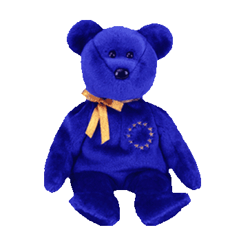 UNITY Ty Beanie Baby Bear Europe Exclusive