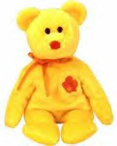 BUNGA RAYA Ty Beanie Baby MALAYSIA Exclusive Asian Pacific Bear