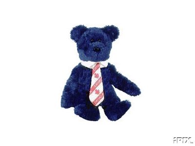 CANADIAN POPS Ty Beanie Baby Bear Canada Exclusive