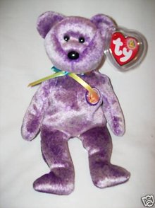 DREAMER Ty Beanie Baby Bear~Beanie of the Month