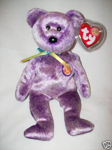 DREAMER Ty Beanie Baby Bear~Beanie of the Month