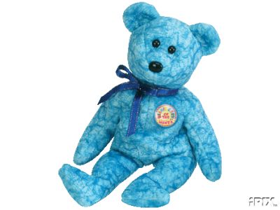 SPARKLES Ty Beanie Baby Bear Beanie of the Month