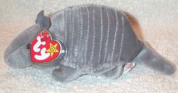 TANK Ty Beanie Baby Armadillo 1997