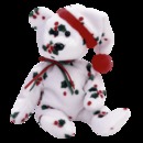 1998 Holiday Teddy Bear Ty Beanie Baby