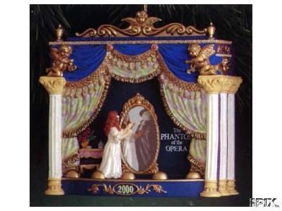 PHANTOM OF THE OPERA Musical Carlton Ornament #2