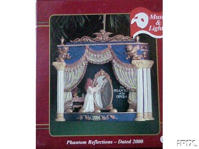 PHANTOM OF THE OPERA Musical Carlton Ornament #2