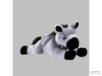 LEFTY Ty Beanie BUDDY DONKEY with American Flag~USA Patriotic~Democrat