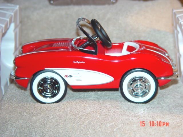 1958 CUSTOM CORVETTE Pedal Car Replica Hallmark~Kiddie Car Classics