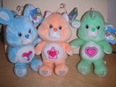 3 New CARE BEAR Bears COUSINS: RABBIT & CAT & LAMB