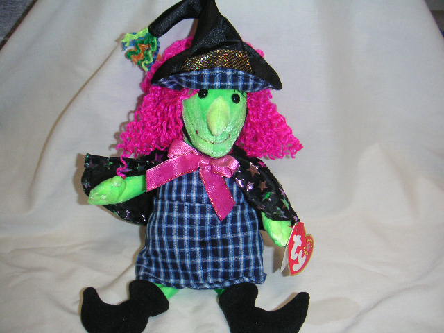 SCARY Witch Ty Halloween Beanie Baby