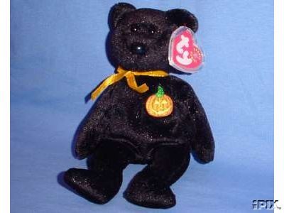 HAUNT Ty Halloween Beanie Baby Bear