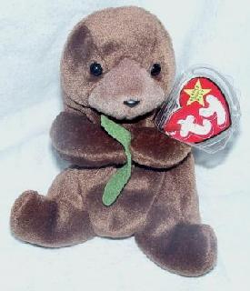Seaweed the OTTER Ty Beanie Baby