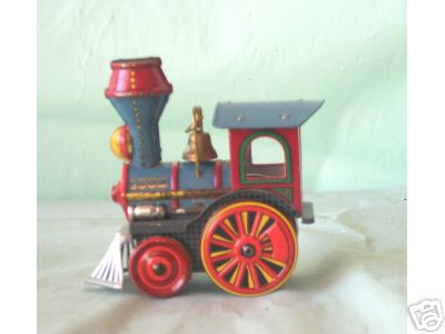 Hallmark 1982 Tin LOCOMOTIVE Ornament