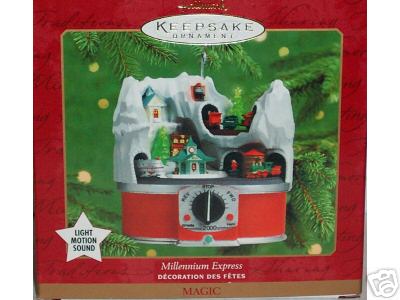 New MILLENNIUM EXPRESS Train Ornament Hallmark 2000 Christmas