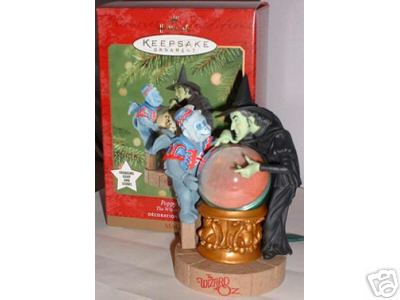 POPPY FIELD~Wizard of Oz Hallmark 2001 Christmas Ornament~Magic