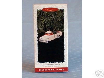 1996 Hallmark~1955 CHEVROLET CAMEO All American Trucks #2 Christmas Ornament