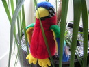JABBER Ty Beanie BUDDY Colorful PARROT Plush