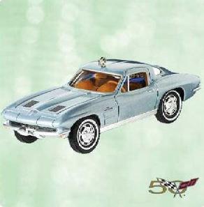 Hallmark 2003 Corvette 1963 Sting Ray Coupe #13 Die-Cast Metal Ornament
