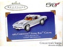 Hallmark 2003 Corvette 1963 Sting Ray Coupe #13 Die-Cast Metal Ornament