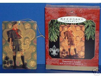 BOY SCOUTS Hallmark Ornament TOMORROW's LEADER 1997