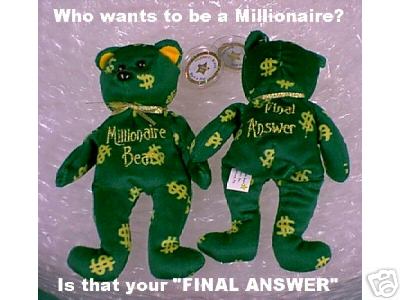 Millionaire Bear- Celebrity Bears