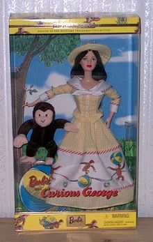 BARBIE Doll & CURIOUS GEORGE Collector Ed. ~Mattel NEW!