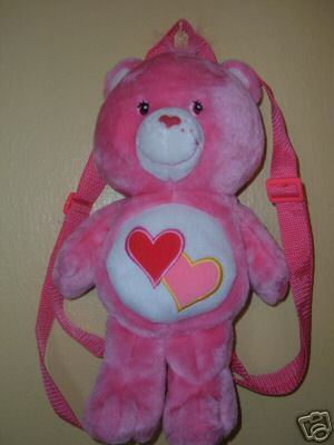 Care Bears LOVE-A-LOT Plush BACKPACK Back Pack