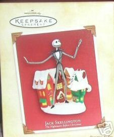JACK SKELLINGTON~NIGHTMARE BEFORE CHRISTMAS Hallmark Ornament 2004 Disney NEW!