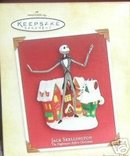JACK SKELLINGTON~NIGHTMARE BEFORE CHRISTMAS Hallmark Ornament 2004 Disney NEW!