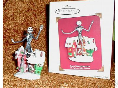 JACK SKELLINGTON~NIGHTMARE BEFORE CHRISTMAS Hallmark Ornament 2004 Disney NEW!